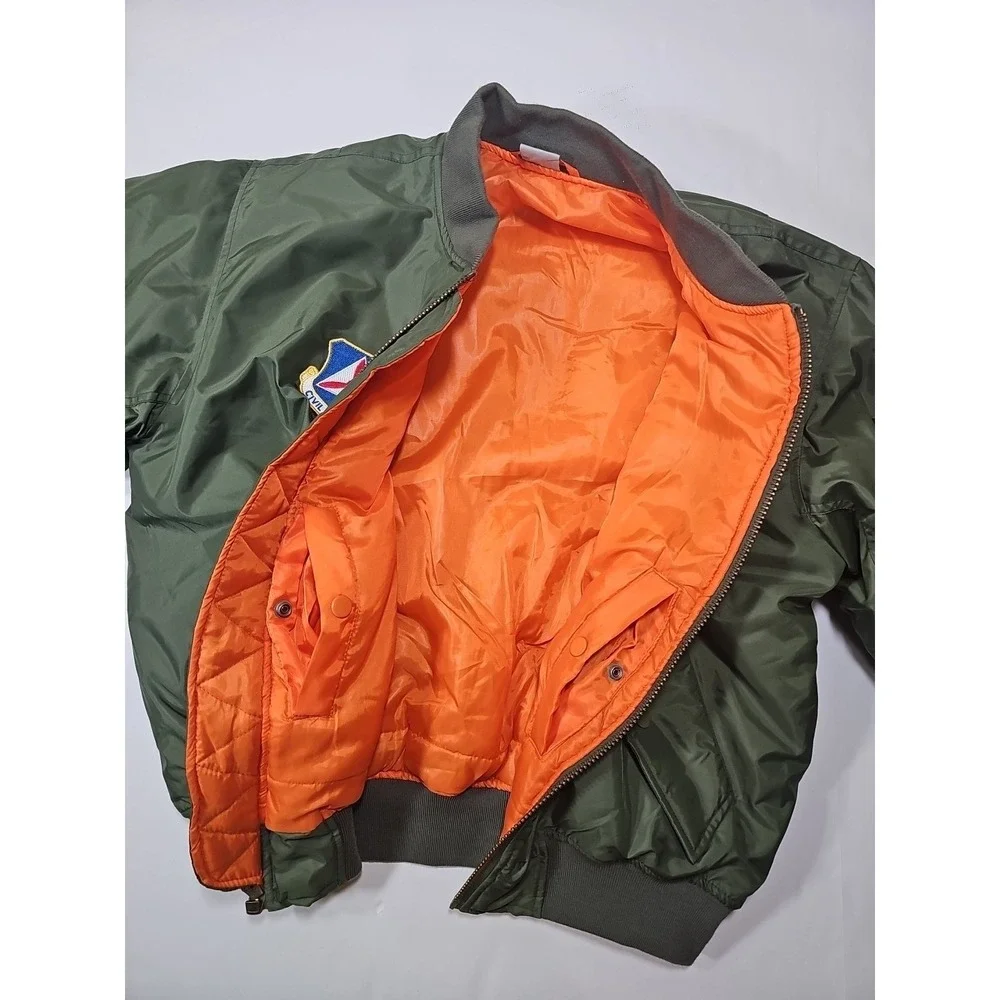 TROOPER Flight/Bomber Jacket With Civil Air Patrol Patch Size M Olive green/Sage